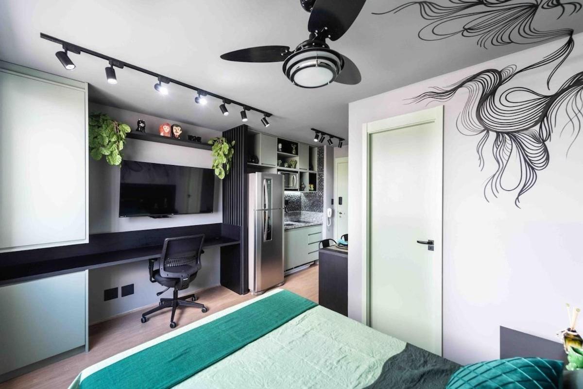 Mv63 - Studio Lindo Com Piscina Prox Ao Metro Bras Sao Paulo Dış mekan fotoğraf